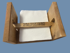 Customized and Engraved Wooden Picnic Napkin Holder
